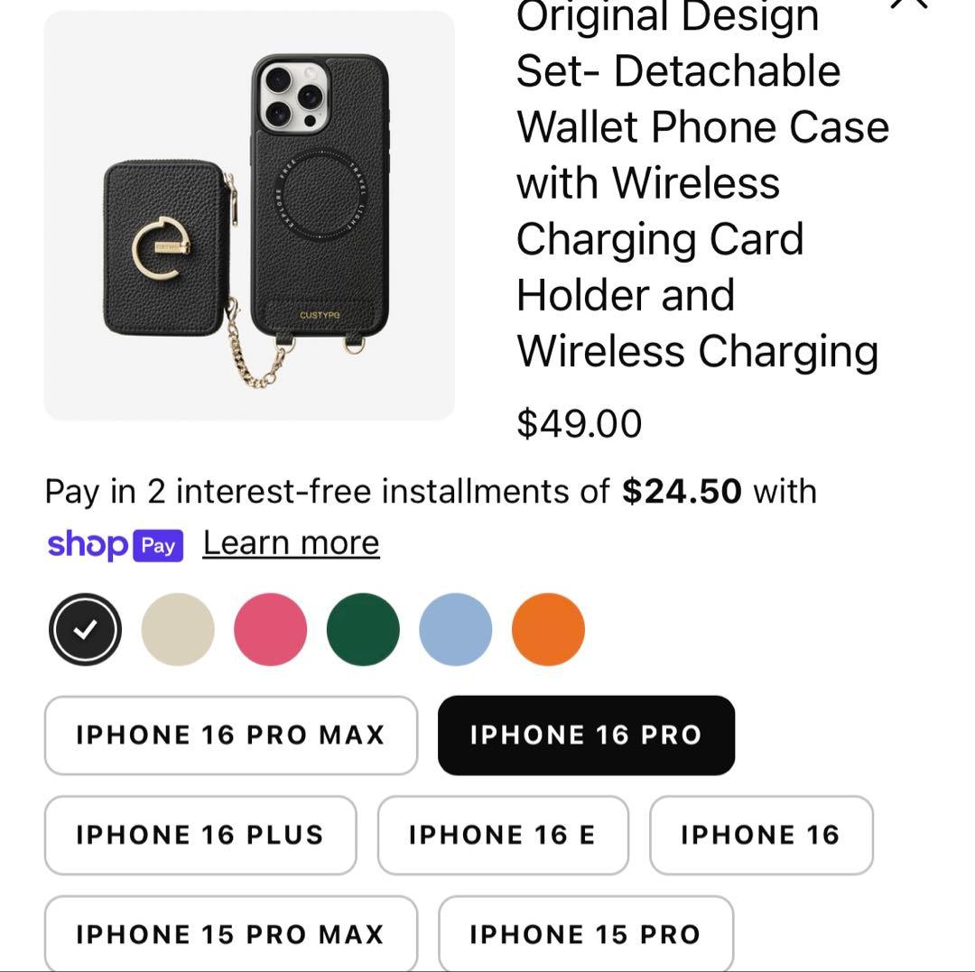 iPhoneアクセサリー custype iPhone16pro