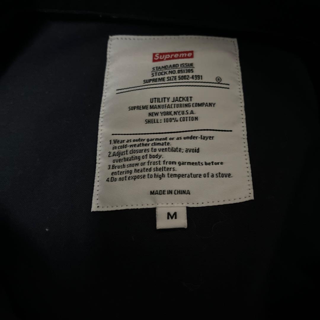 Supreme Utility Jacket ネイビー Mサイズ