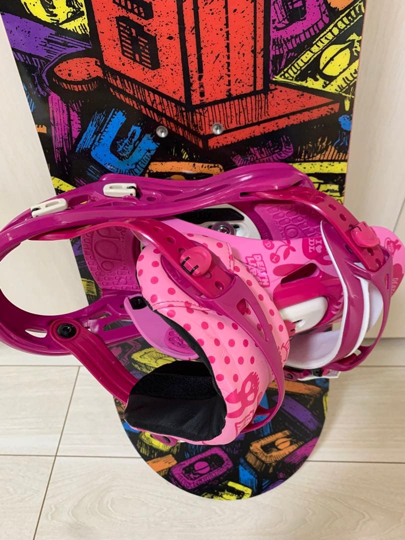 ✨送料無料【板:ステップチャイルド×バイン:デスレーベル】スノーボード3点SET