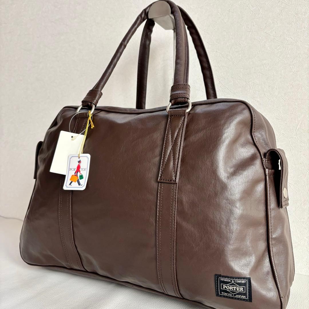 【タグ付き未使用保管品】【ポーター】フリースタイル ボストンバッグ ハンドバック