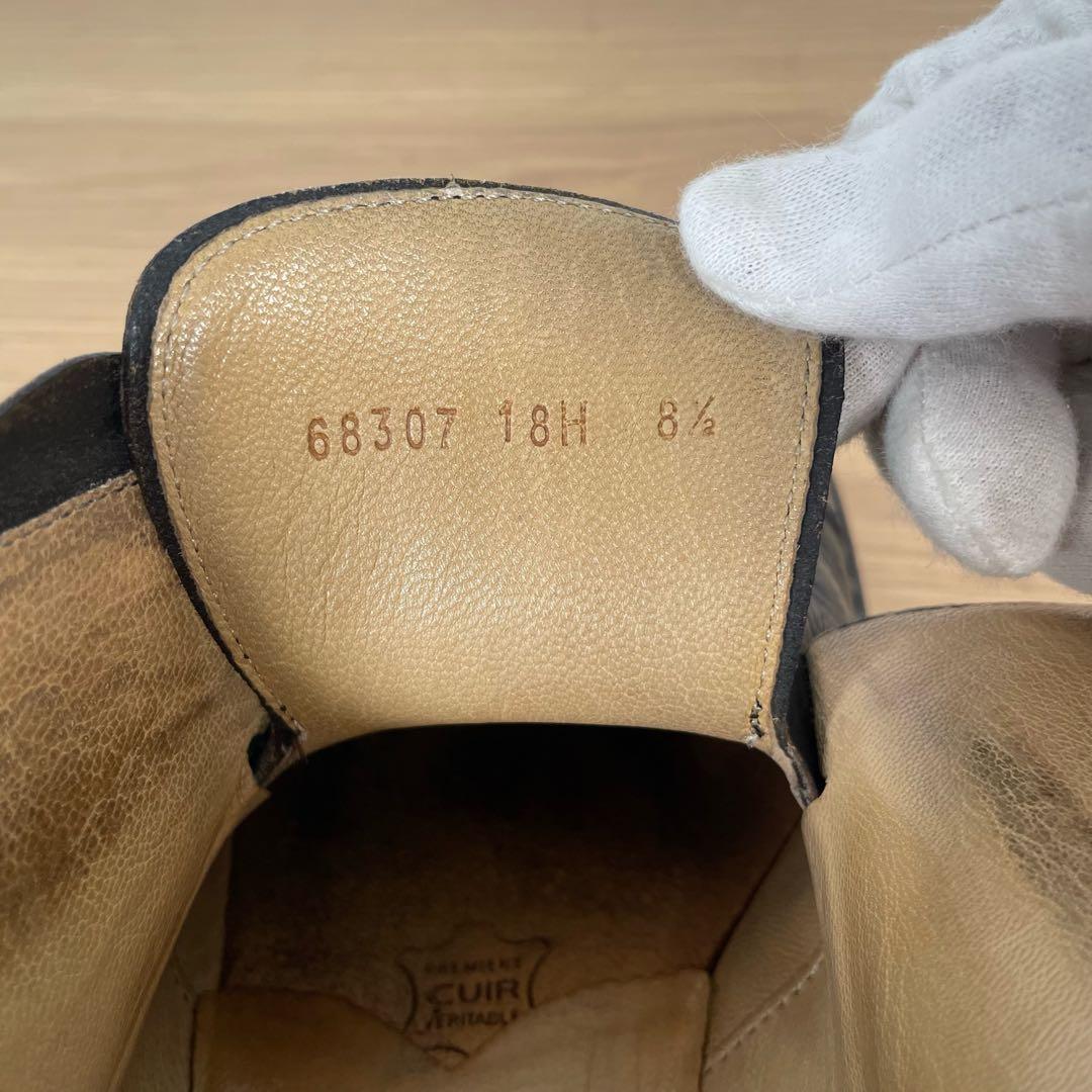 パラブーツ　ウィリアム　ダブルモンク　レザー　シューズ　8.5