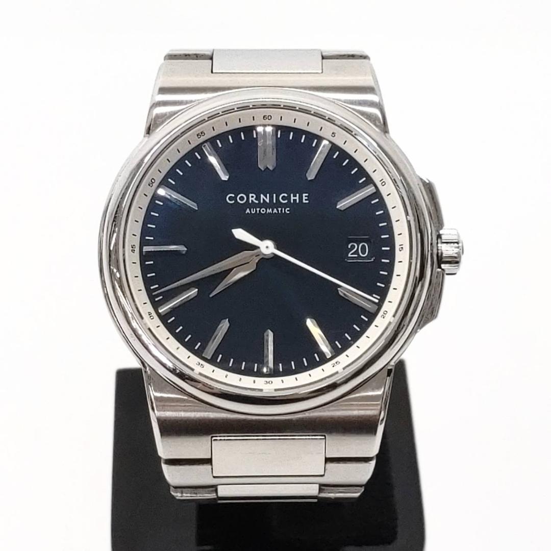 CORNICHE ラ グランデ ステンレススチール ブルーマリン 自動巻き腕時計