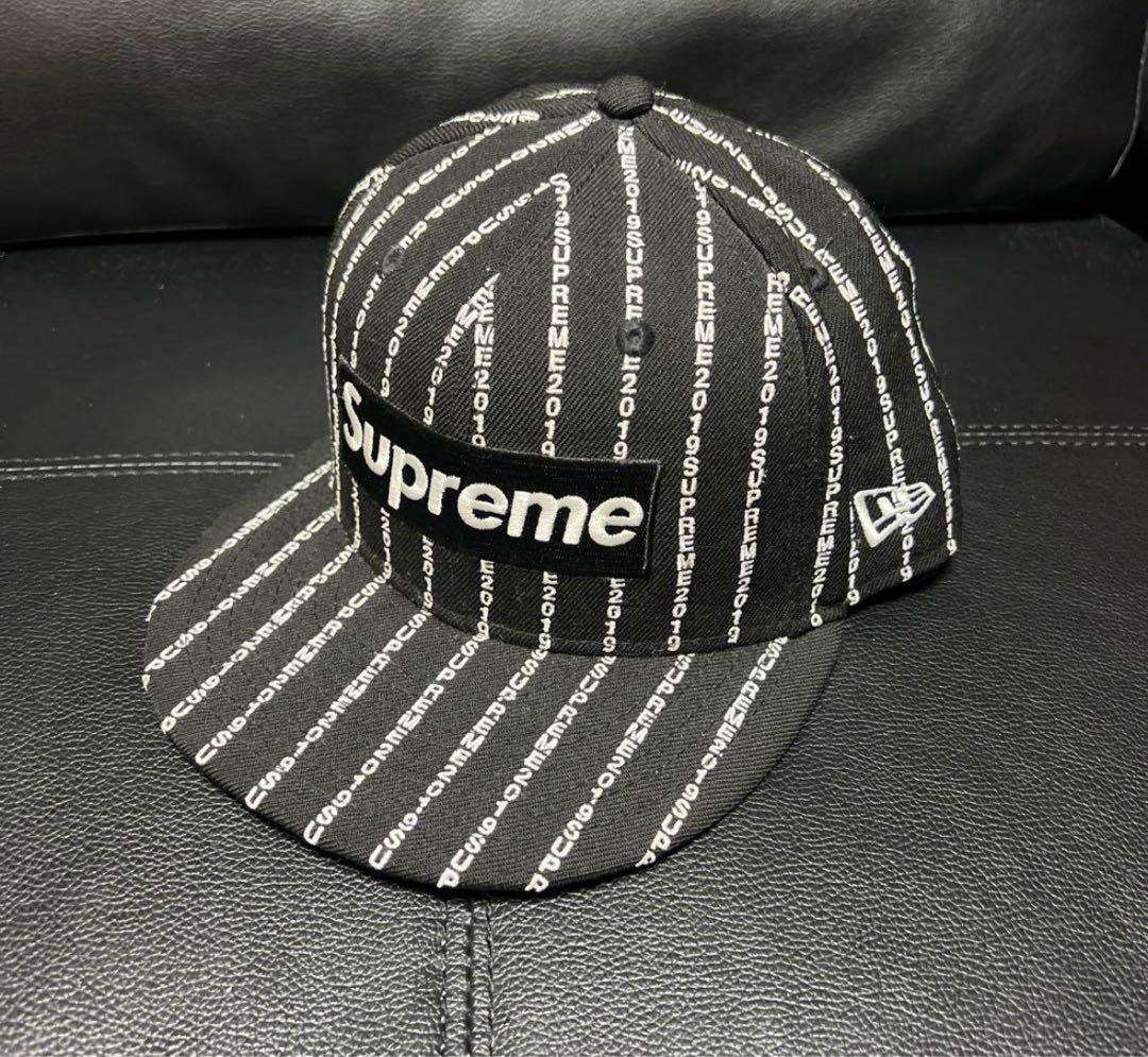 Supreme 59FIFTY ストライプキャップ 7 1/2