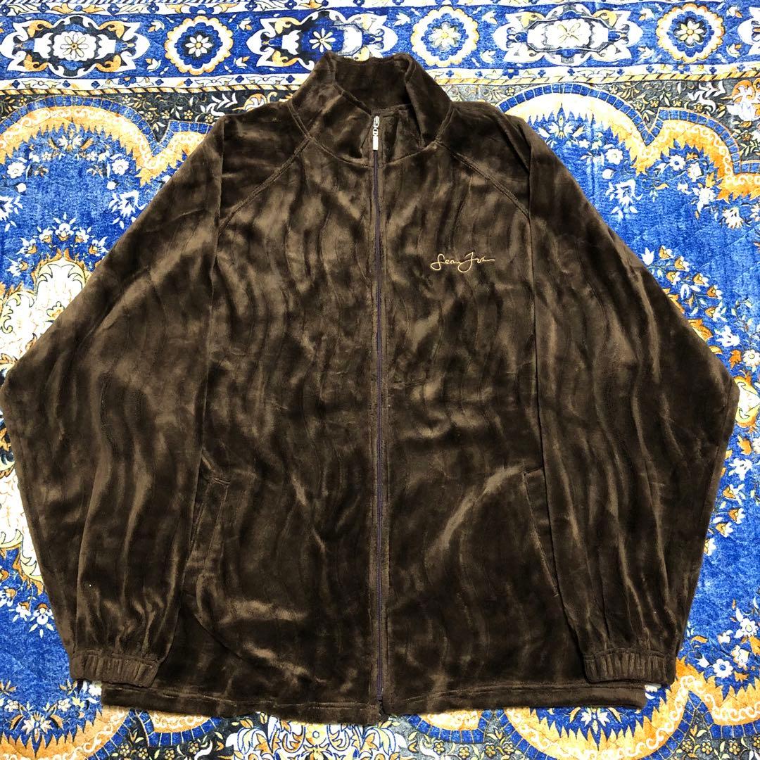 ショーンジョン　セットアップ　ベロア　ブラウン　2XL