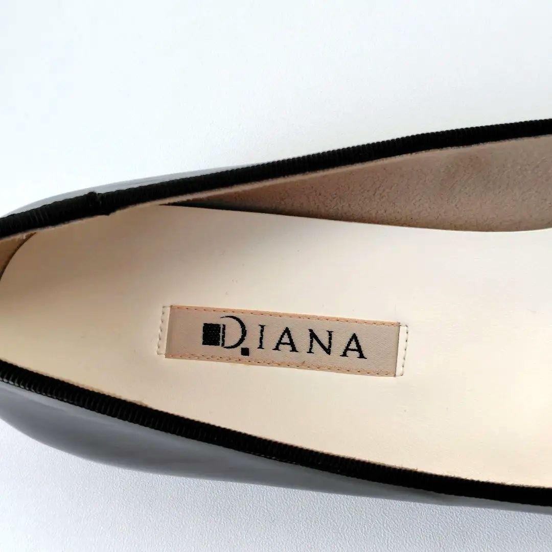 【三奈】未使用級✨️ダイアナ　バレエシューズ　エナメル　リボン　24cm