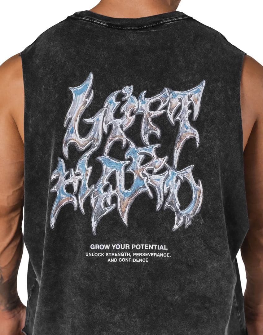 トップス LYFT L LOGO BOX TANKTOP - BLACK