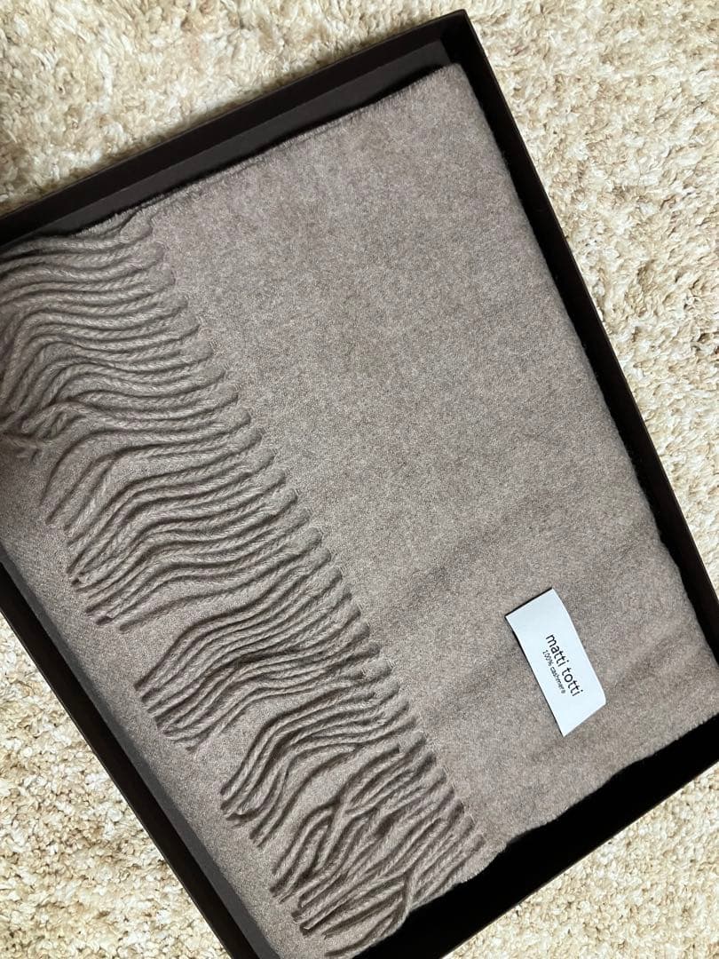 カシミア　マフラー　（新品）　matti totti