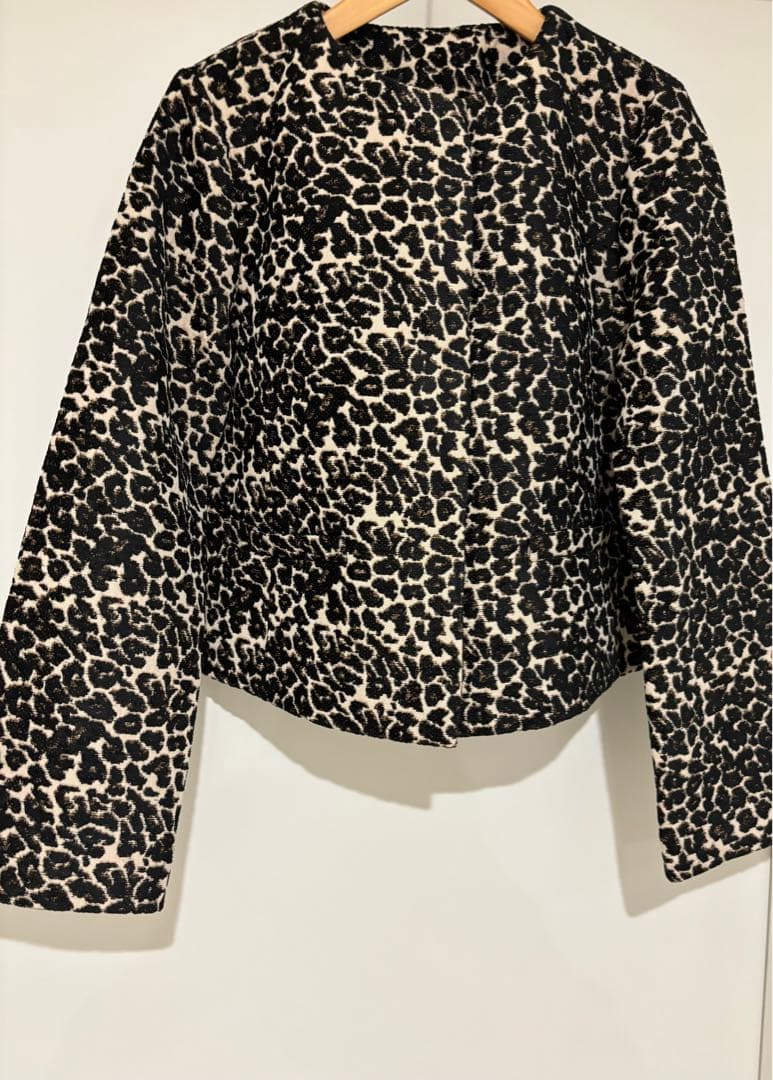 ジェンヌ　大人レオパードジャケット
