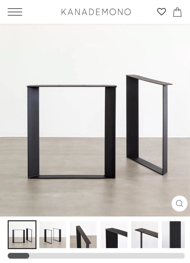 【さらみ】【値下げ】kanademono テーブル