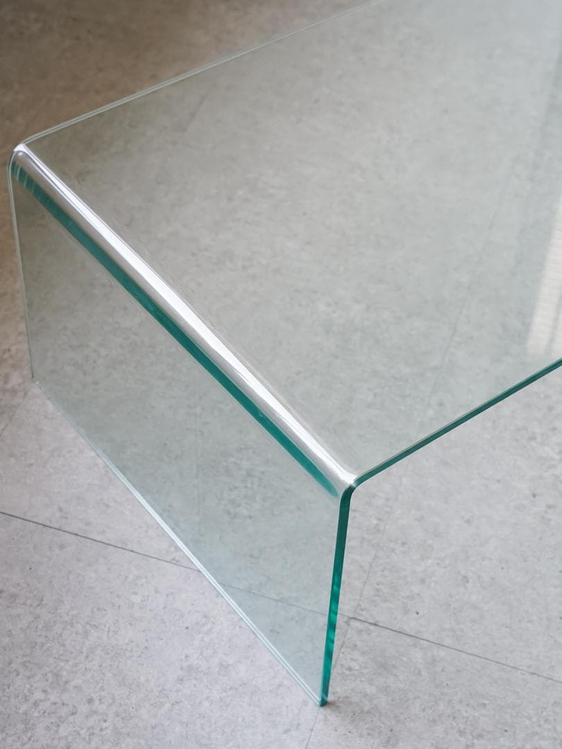 【BG】　SATURN ガラス コーヒーテーブル モダン
