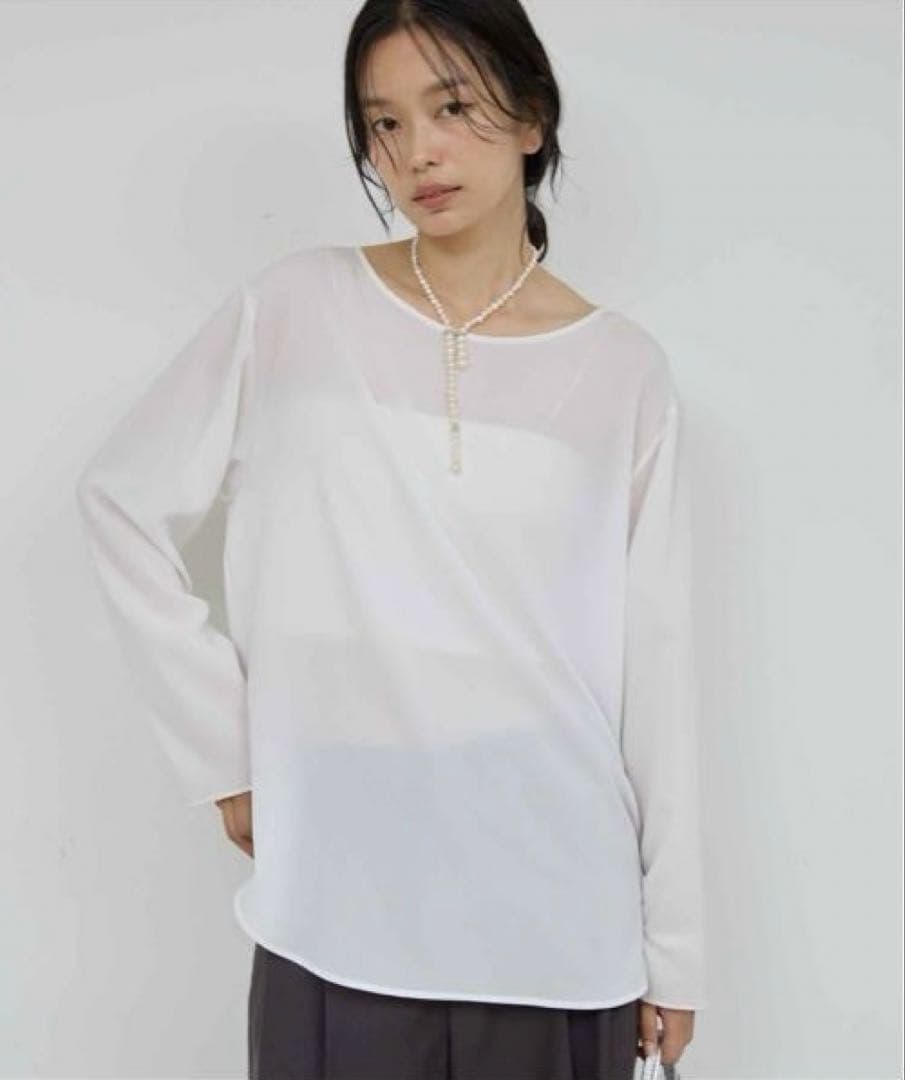 GALLARDAGALANTE ラウンドブラウスTEE