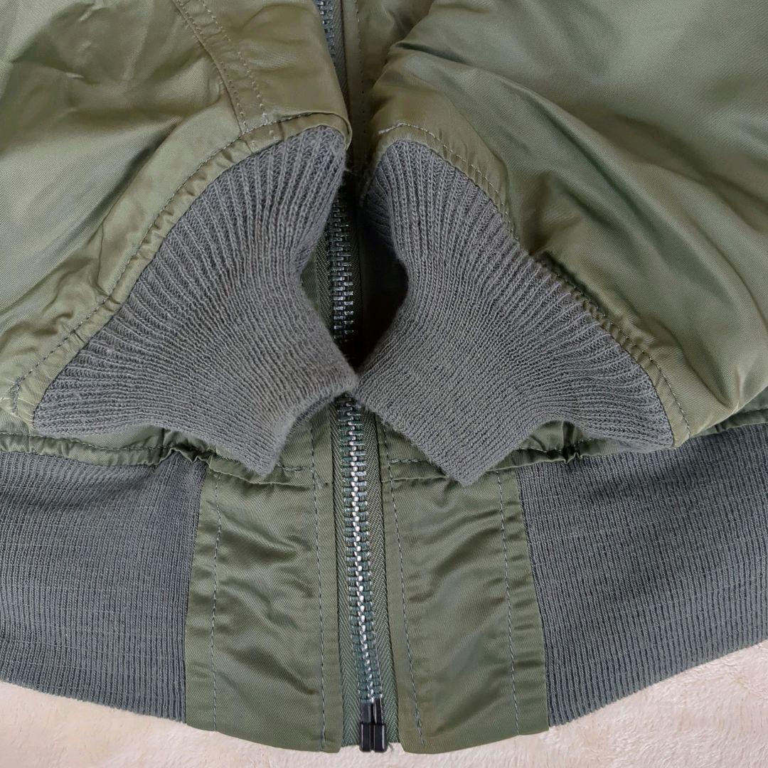 アルファ MA-1 フライトジャケット グランドクルー 短丈 USA製 90s