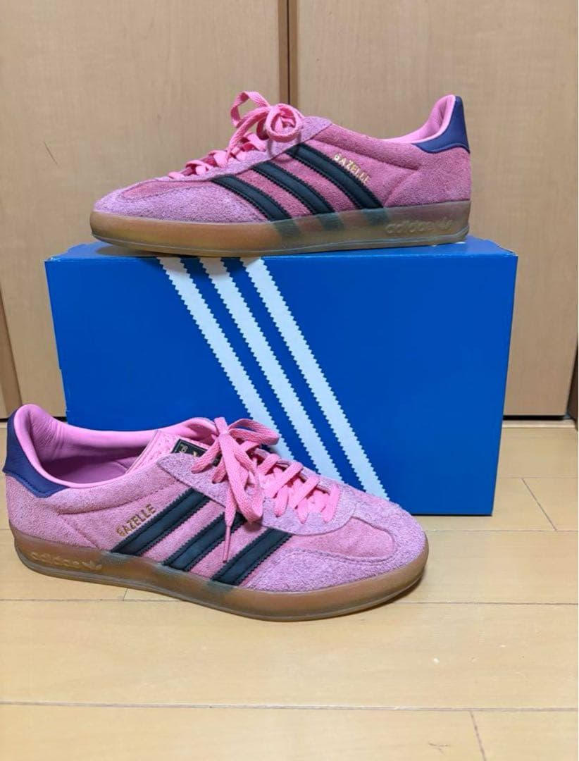 adidas Gazelle ピンク シューズ