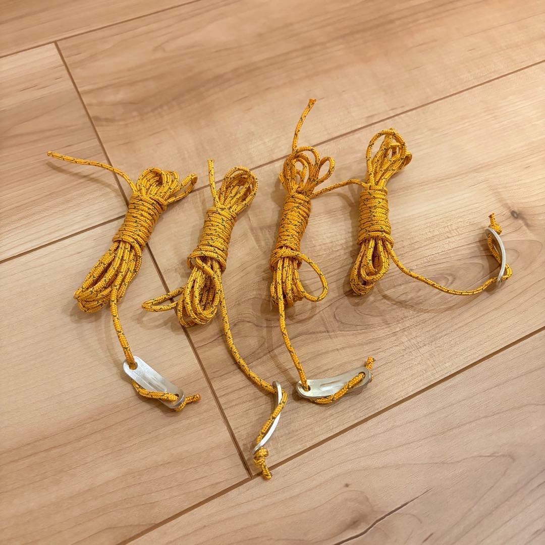 【メンテ済】モンベル ステラリッジ4型 スリーブ式＋チタン＆雪用ペグ付