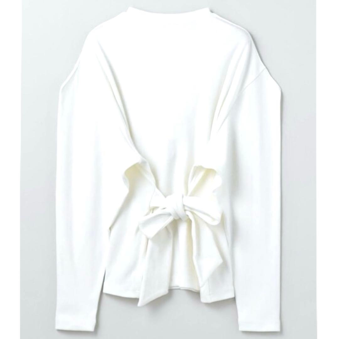 [6(ROKU)] コットン パワーショルダー スリーブ プルオーバー