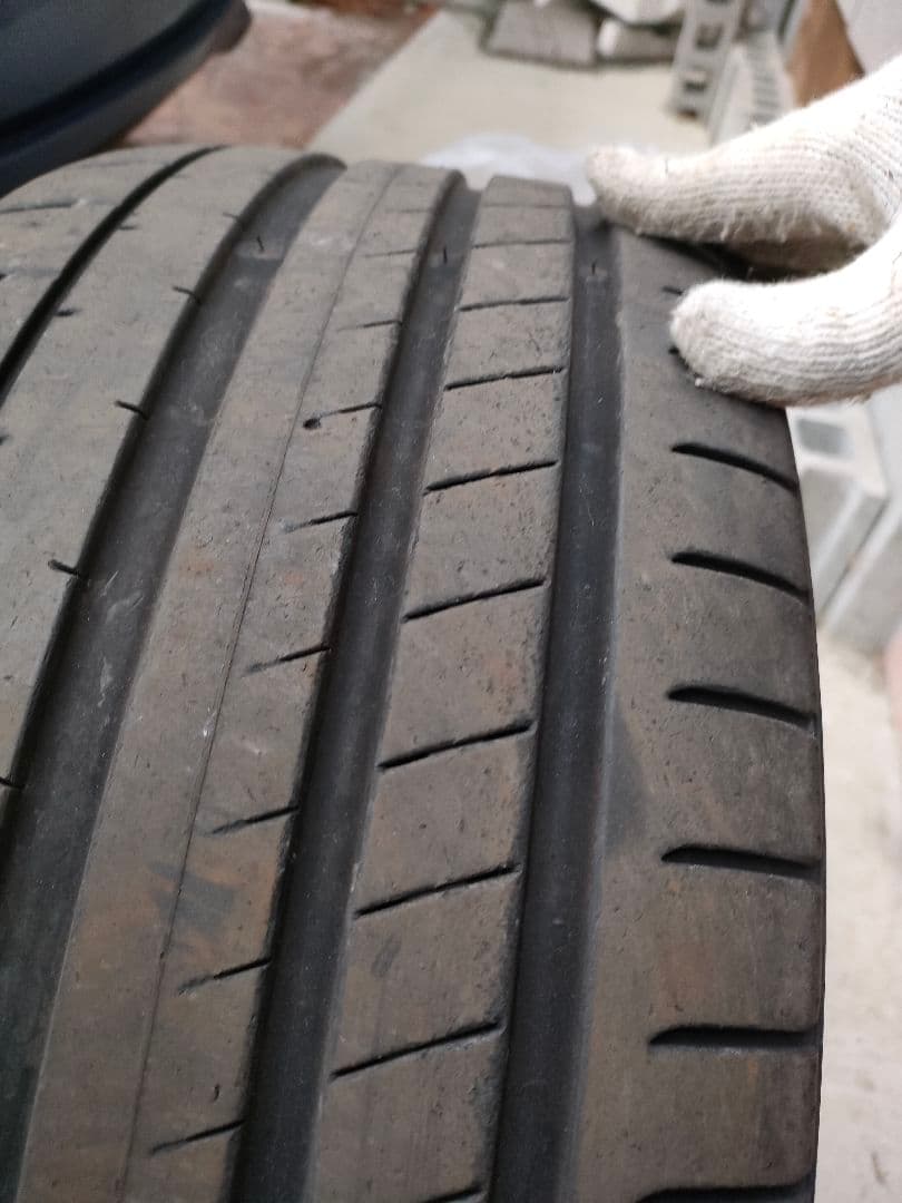 スバル純正 インプレッサ GVF STI A-L タイヤ付きホイール 1本