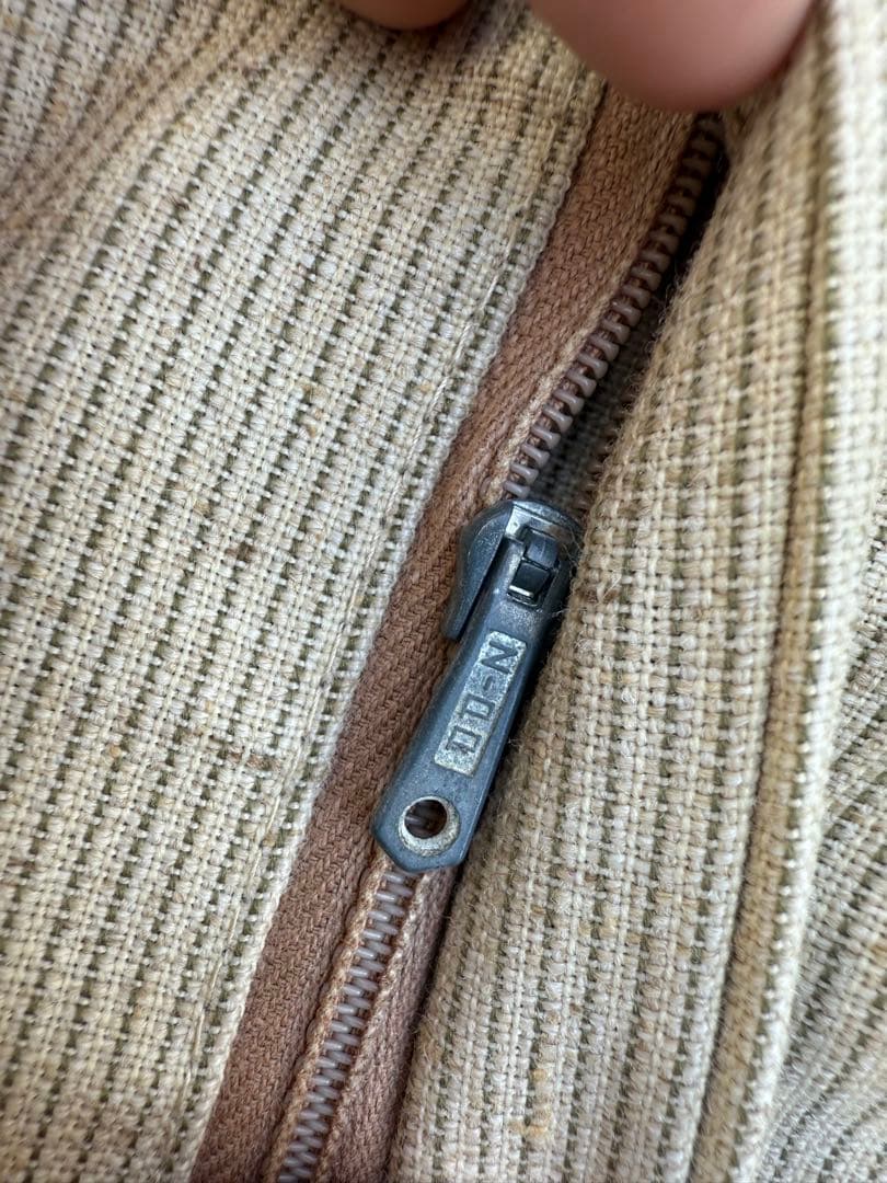 70s セットアップ　ベージュ 2ボタンスーツ スラックス　成人式