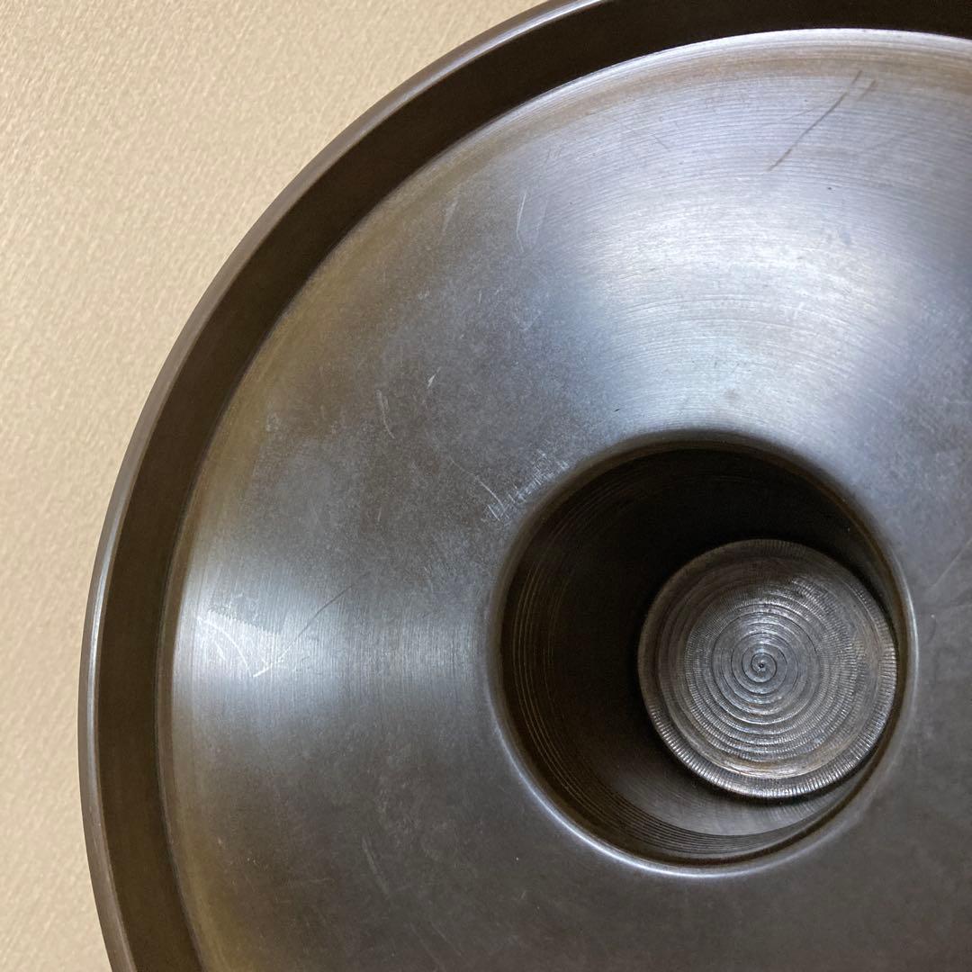 高岡銅器　薄端　中光　花器　茶道具〈検 池坊　華道　いけ花