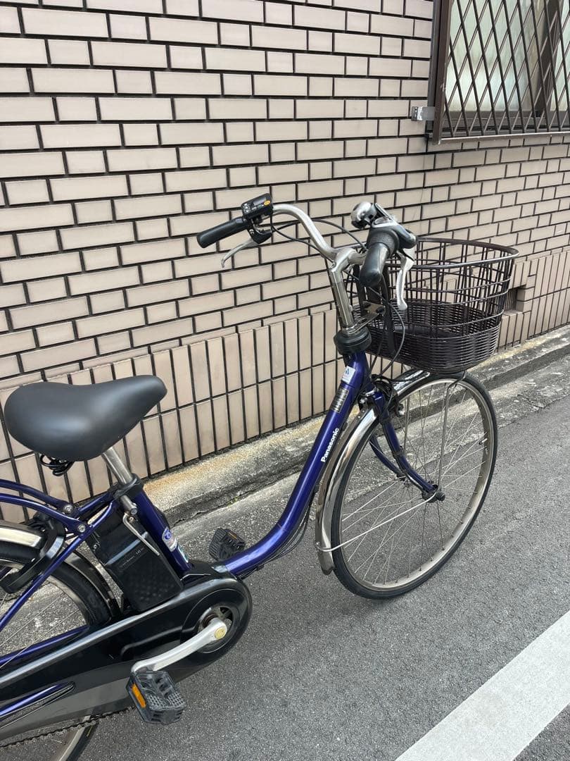 Panasonic 電動アシスト自転車 シティタイプ 紫