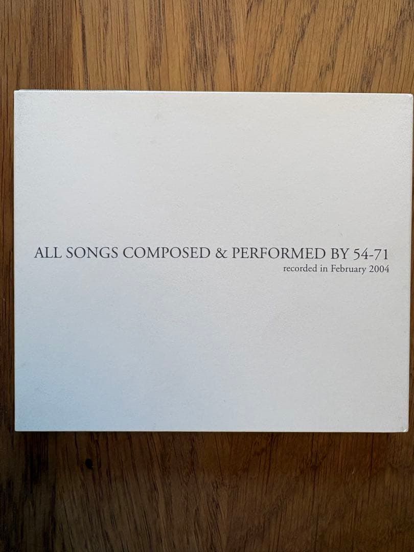 その他 ALL SONGS COMPOSED & PERFORMED BY 54-71