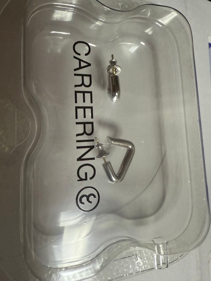 CAREERING シルバー フックピアス 片耳用