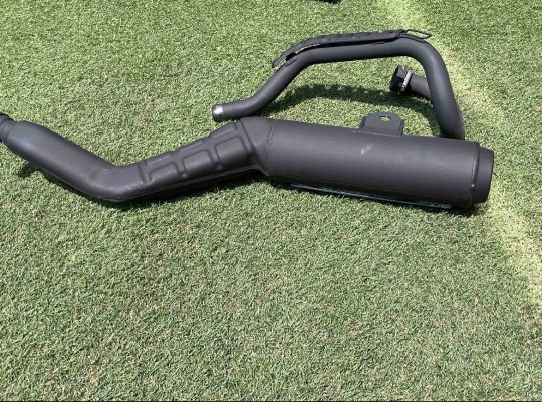 YAMAHA tw225 純正　マフラー　サイレンサー　ガスケット&ボルト付き