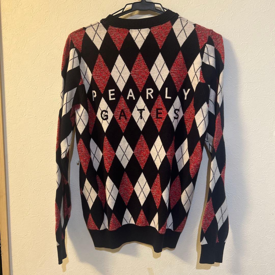 PEARLY GATES ニット　ダイヤモンド柄　セーター