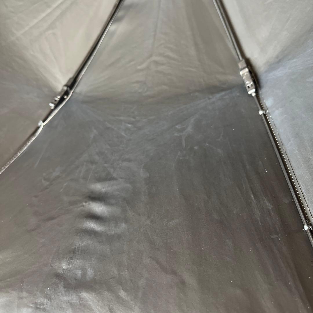 サンバリア100 日傘 フリル2段折 木曲がり手元 ホワイト 折り畳み日傘