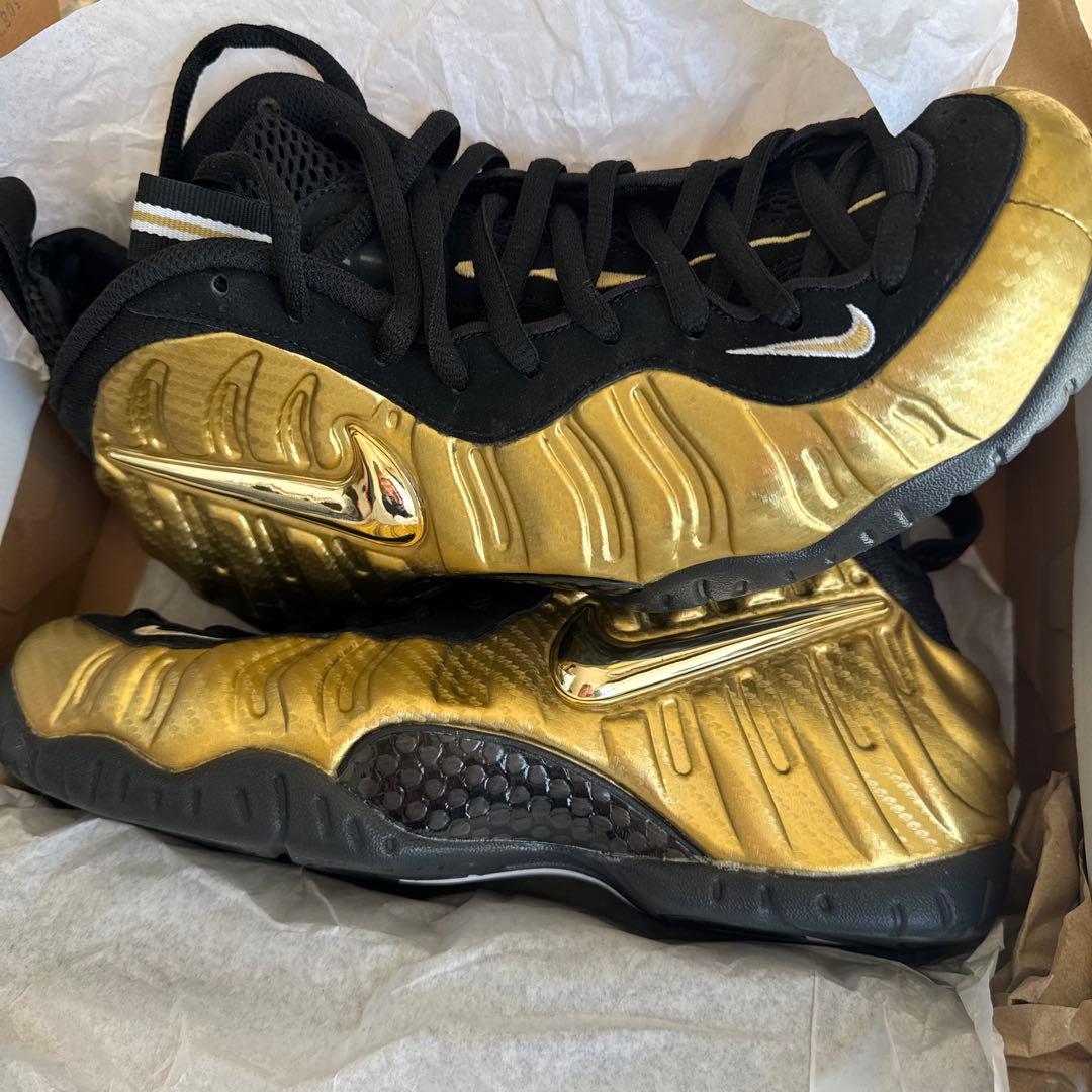 Nike Air Foamposite One ゴールド/ブラック 26.5cm