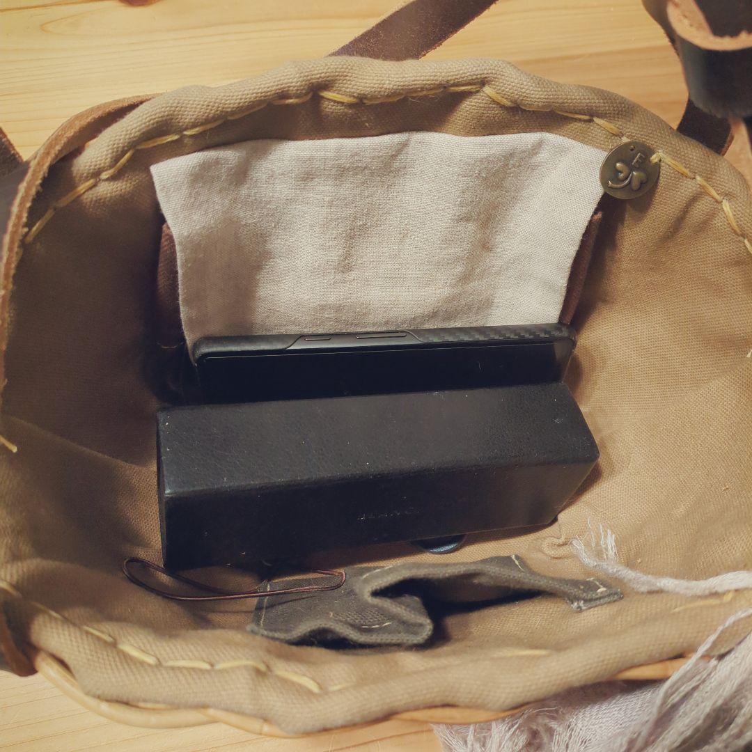 eb.a.gos エバゴス かごバッグ　ファー付き被せ布