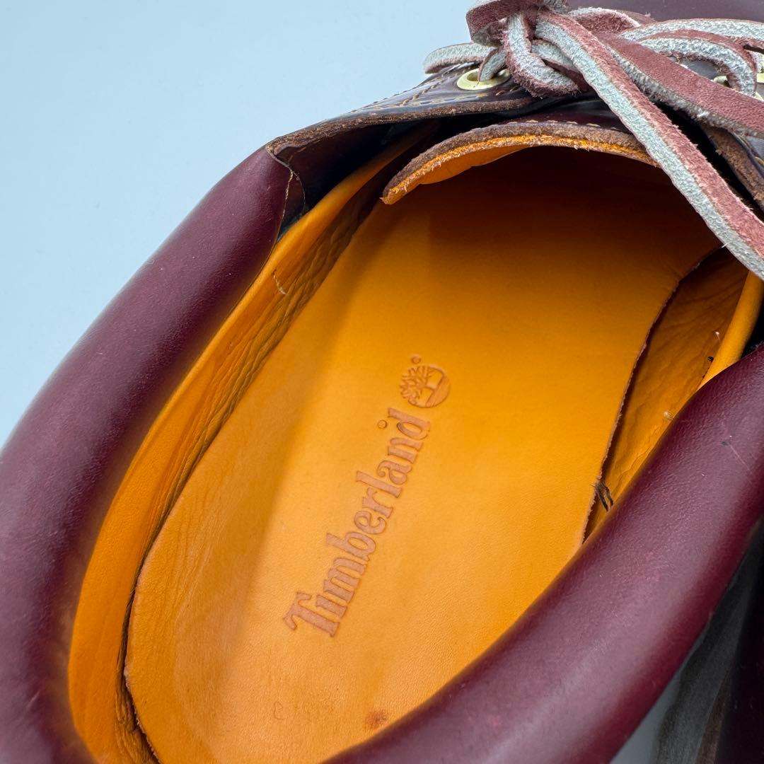 極美品　ティンバーランド　3eye クラシック　バーガンディ　デッキシューズ
