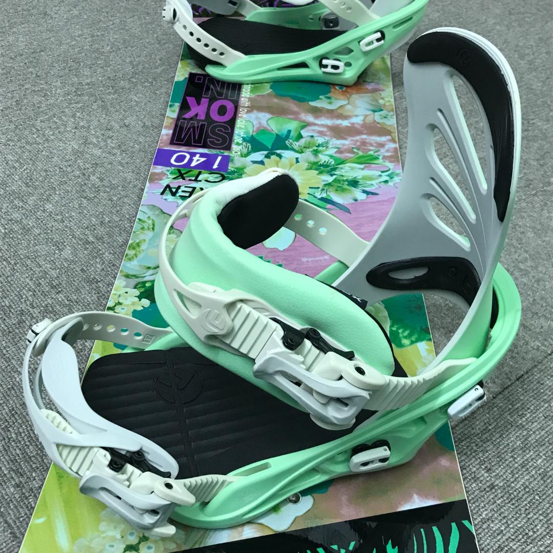 17万セット■美品■WAX済■SMOKIN ボード ビンディング ブーツ ケース