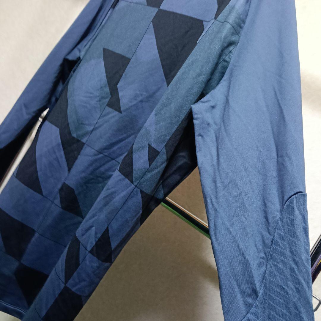 バルセロナ 23-24 1/4ジップ ストライクプレマッチシャツ ネイビーブルー