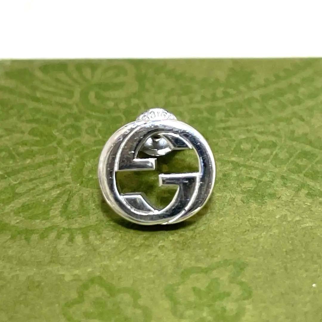 【極美品】グッチ　インターロッキングGGピアス片耳　メンズ/レディース　925