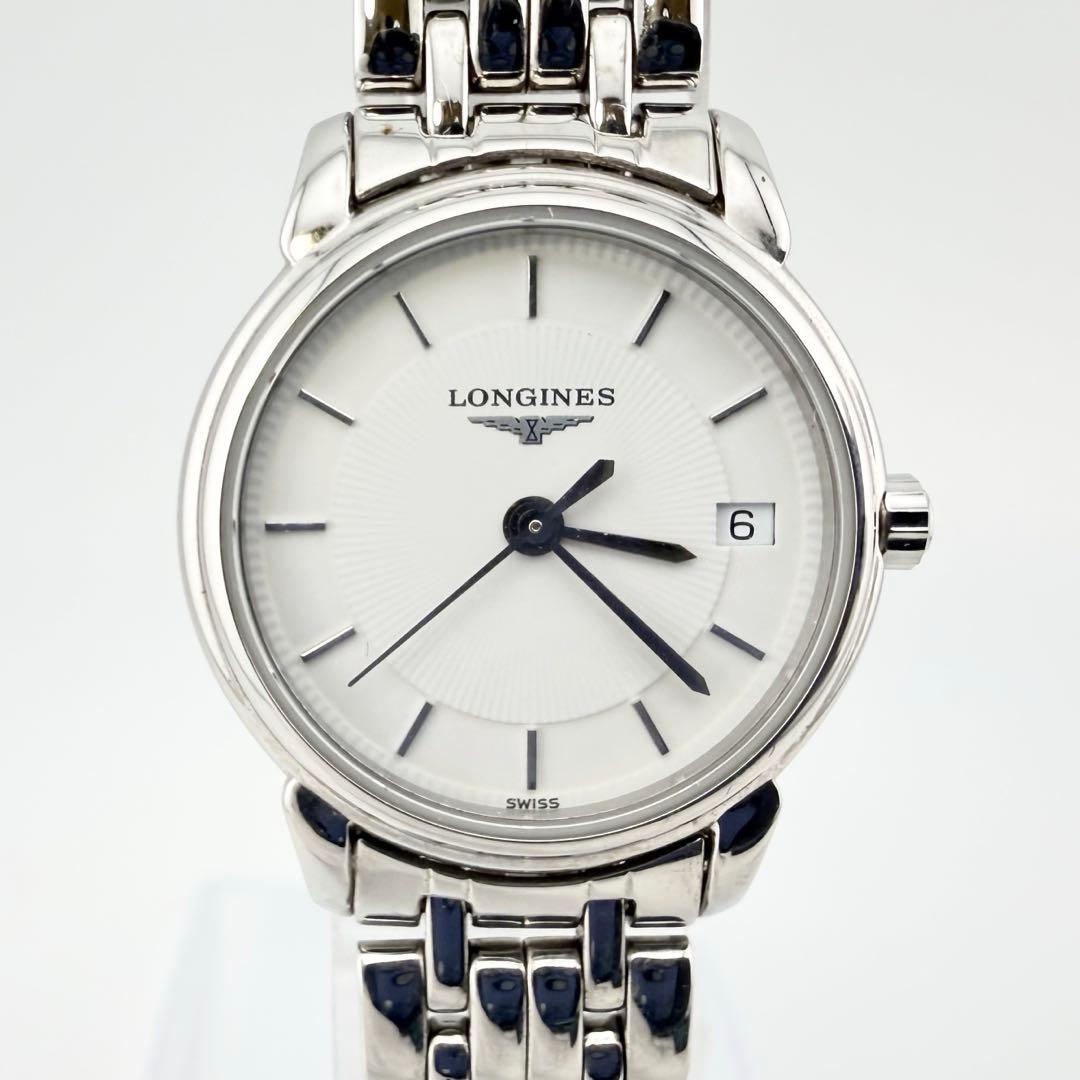 希少 美品 ロンジン L4.177.4 シルバー レディース クォーツ 腕時計