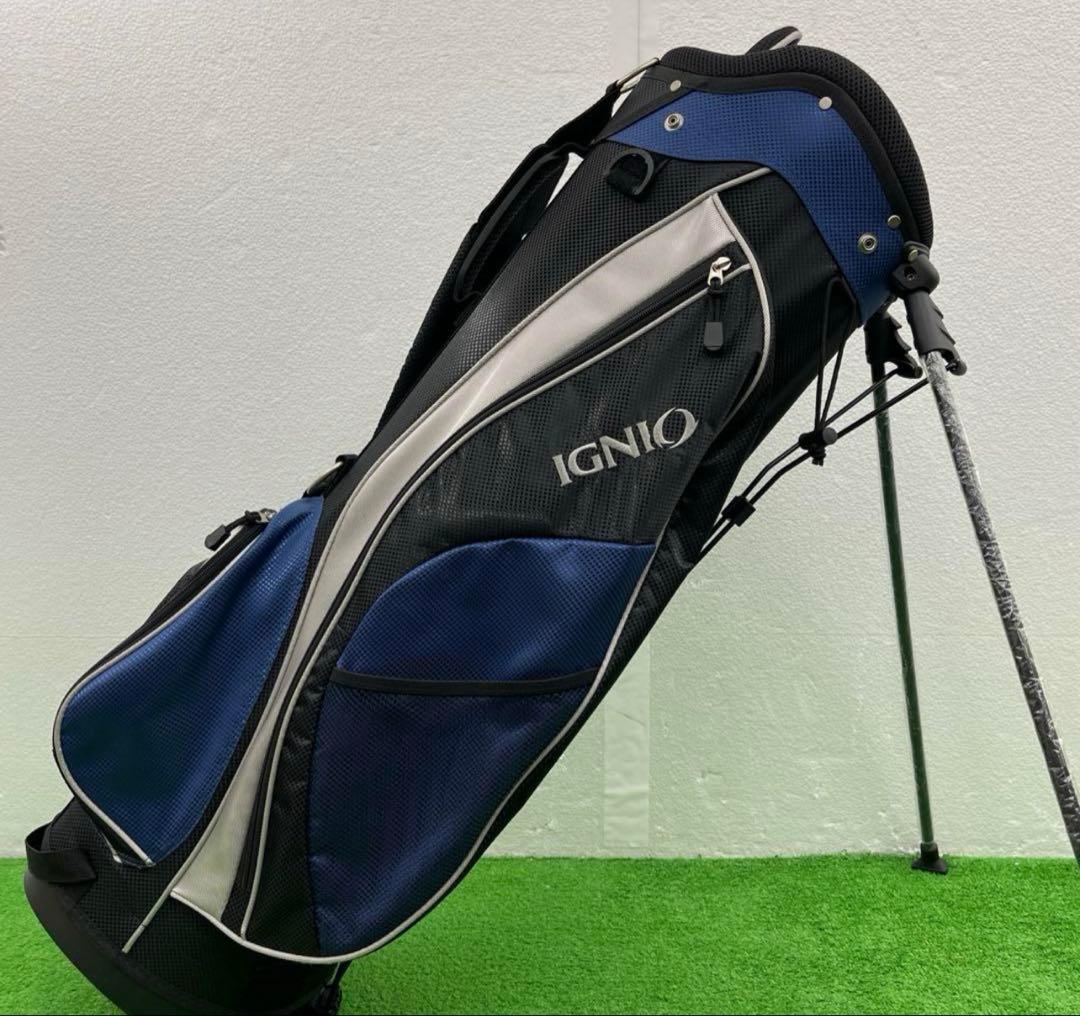 イグニオ IGNIO ゴルフバッグ 9インチ 中古品 男性用