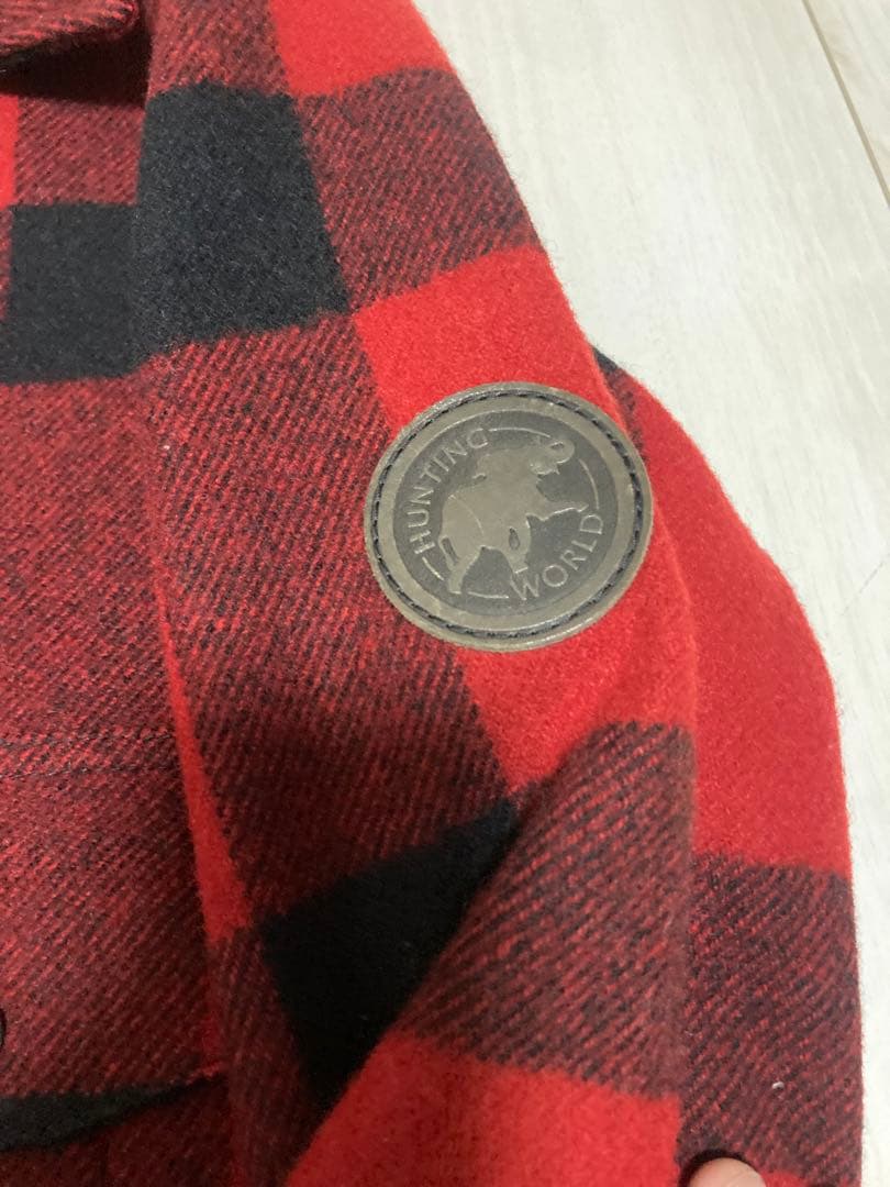 ハンティングワールド 50周年 ×フィルソン シングルマッキーノクルーザー 赤黒