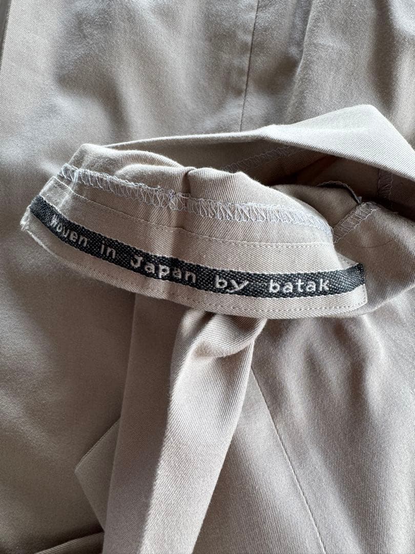【美品】バタク batak ⭐︎ コットンリネン　トラウザーズ