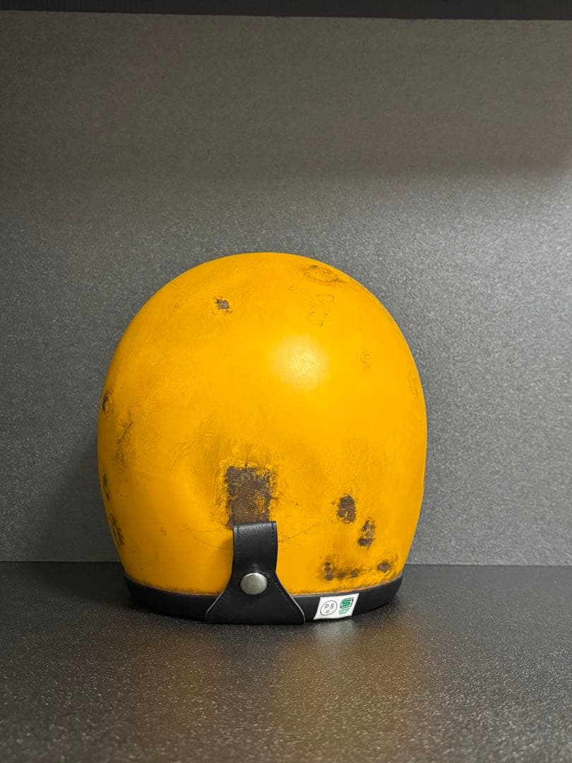 い*り様 新品 500TXタイプ 小帽体 深めジェットヘル Lサイズ イエロー