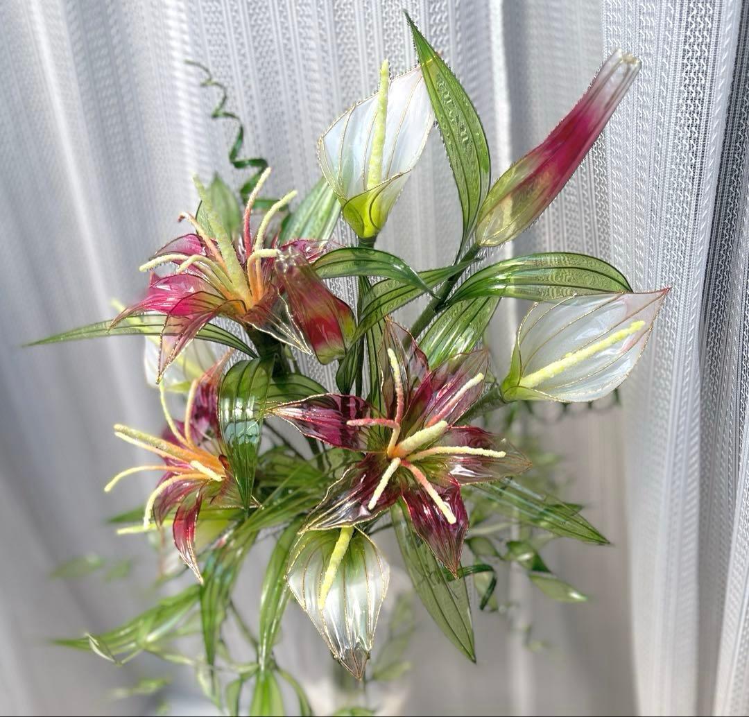 アメリカンフラワー　ディップフラワー　NO.176（2点セット）