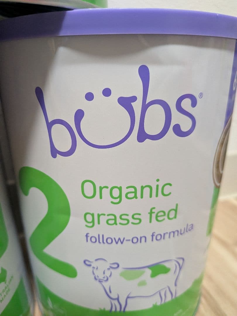 かな　bubs Organic Grass Fed　ステップ2×5缶セット