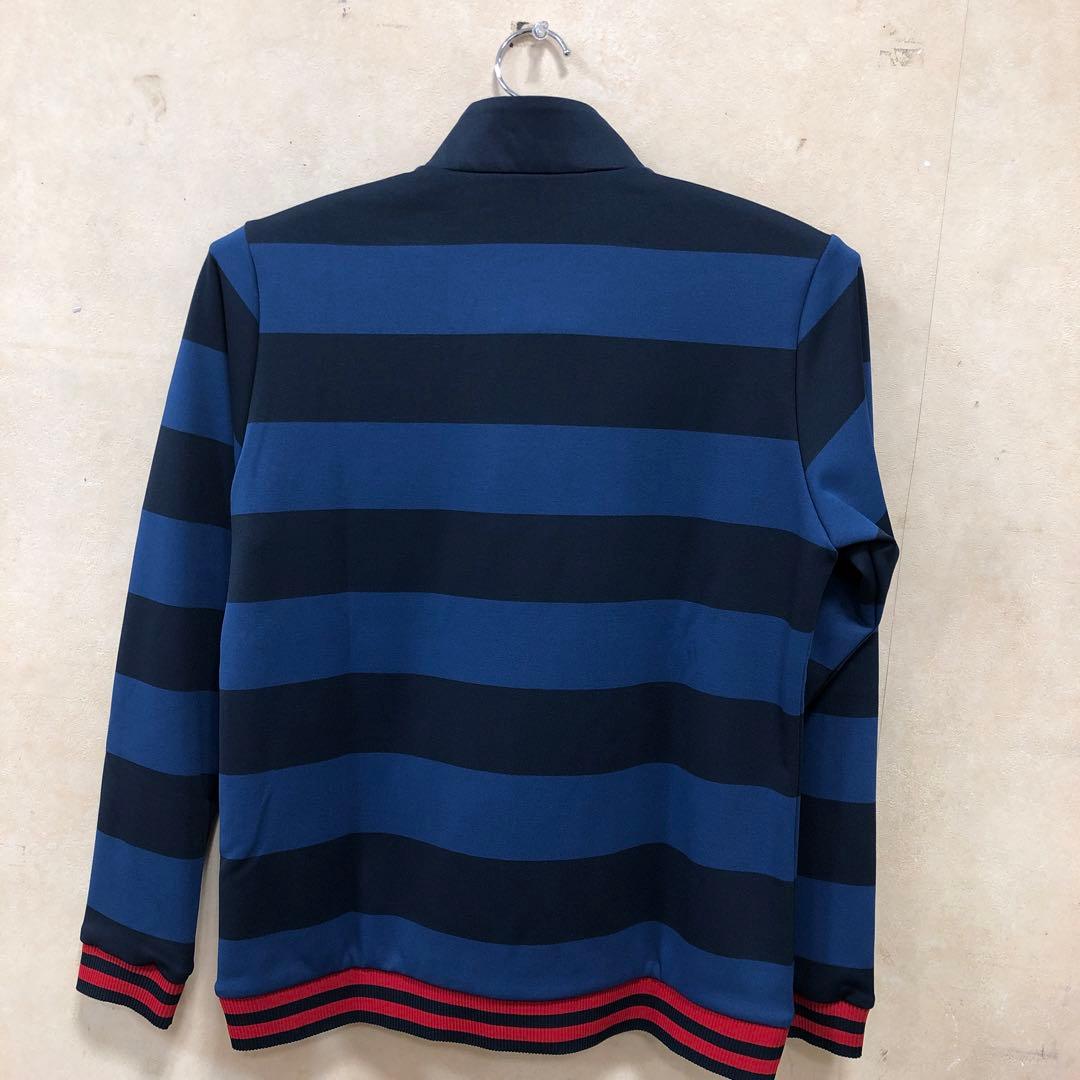 マンシングウエアレディスペンギン刺繍 ハーフジップシャツ ネイビーL