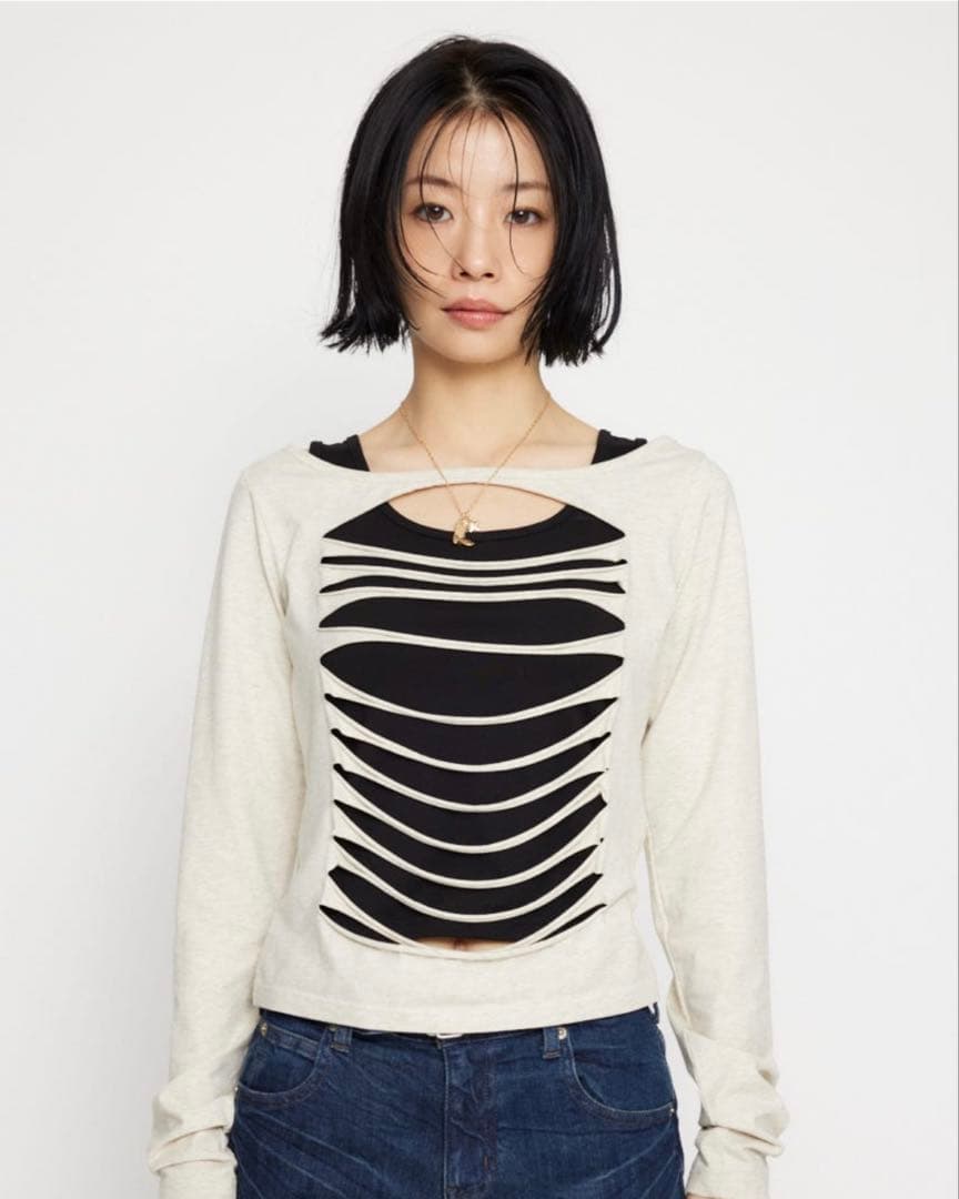 laguagem CUTTING 2PIECE トップス