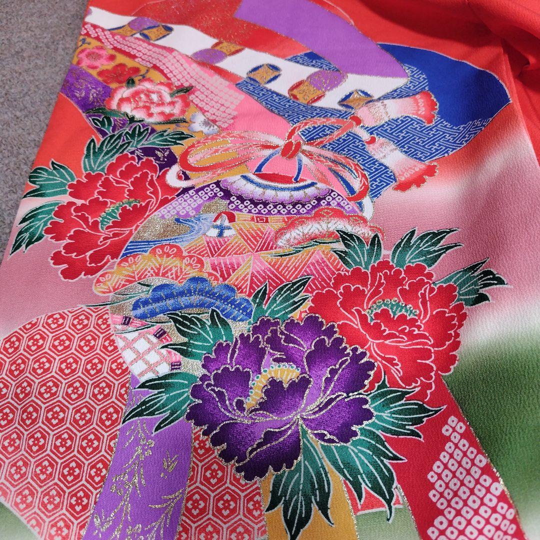 七五三　7歳　着物＆はこせこセット