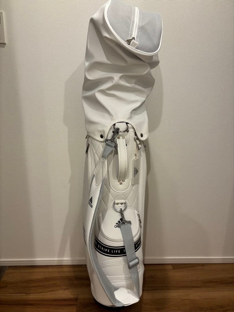 [美品] adidas THREE STRIPE LIFE ゴルフバッグ