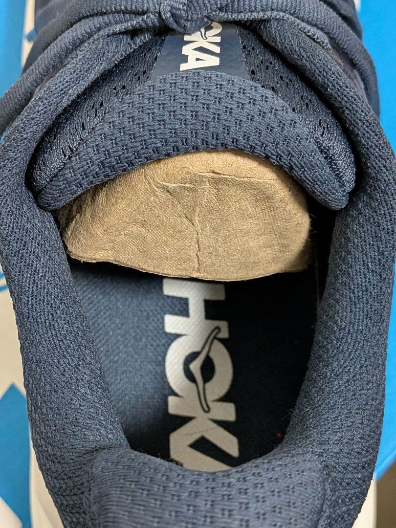 HOKA クリフトン10　ネイビー✕ホワイト 26.5cm