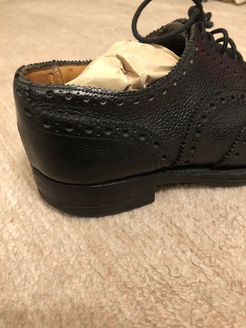 Sanders 80s 官給品 サービスシューズ　ウィングチップ