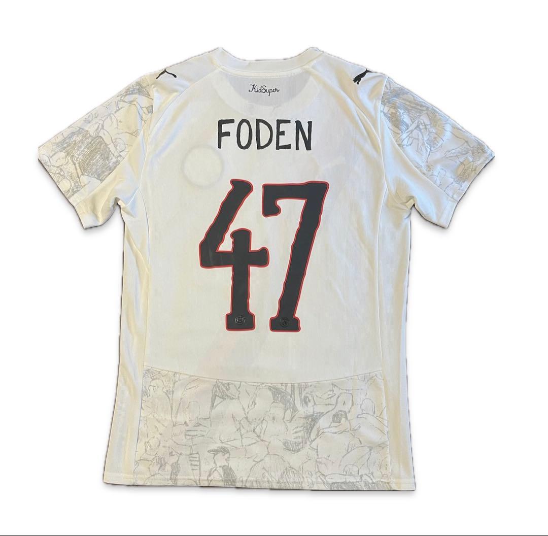 MAN CITY×KIDSUPER Jersey #47 FODEN