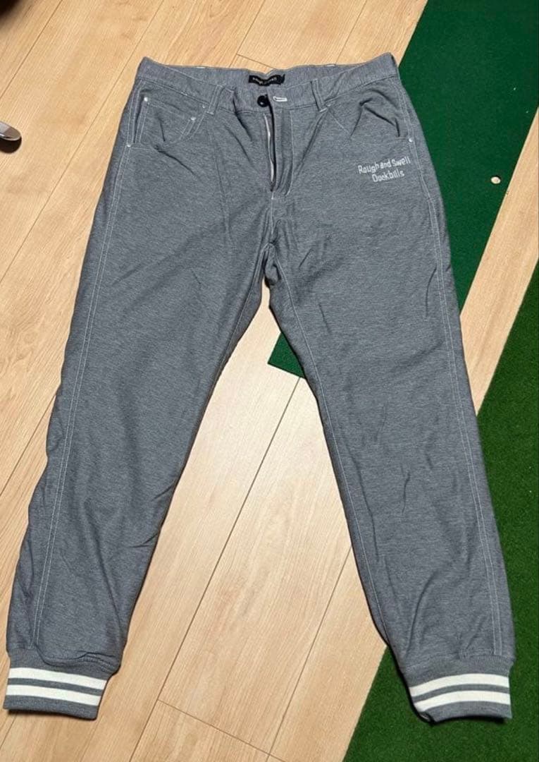 ラフ＆スウェル　ゴルフ　防寒ジョガーパンツ　グレー　美品　Ｍサイズ