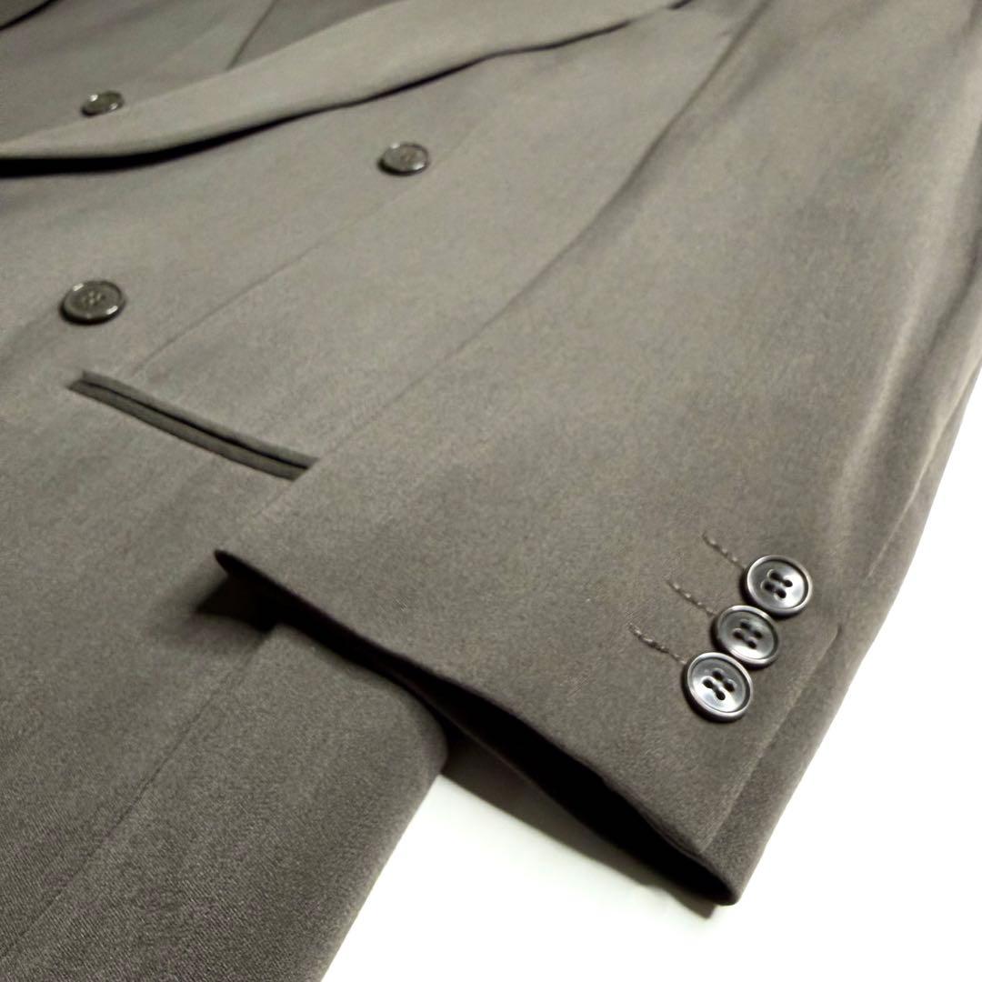 トレンド◇ヴィンテージ ジョルジオアルマーニ ダブル スーツ カーキグレー 希少